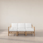 Ema White Oak 3 Piece Sofa