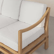 Ema White Oak 3 Piece Sofa