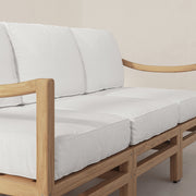 Ema White Oak 3 Piece Sofa